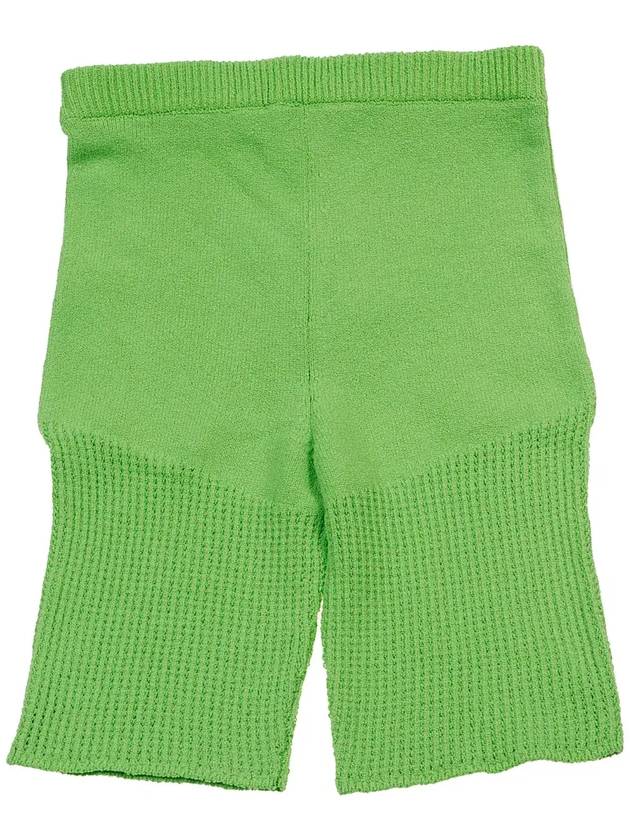 Nanushka 크로셰 엘라스틱 웨이스트 사이클링 쇼츠 NW22SSST00762_BRIGHTGREEN