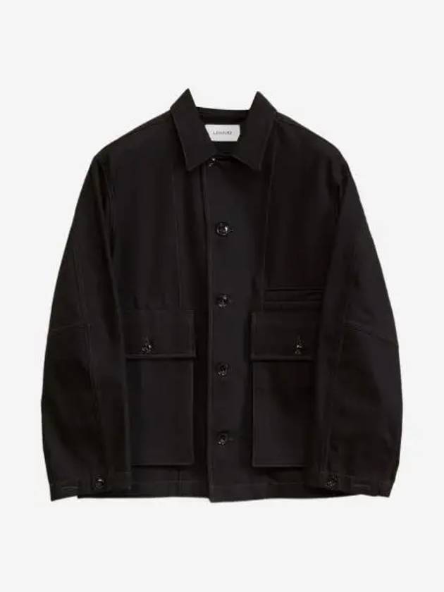 르메르 박시 자켓 블랙 데님 Lemaire Boxy Jacket Black Denim