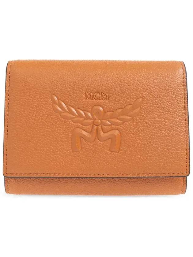 MCM Himmel 폴드오버 탑 지갑 MYSESAC02CO0_COGNAC
