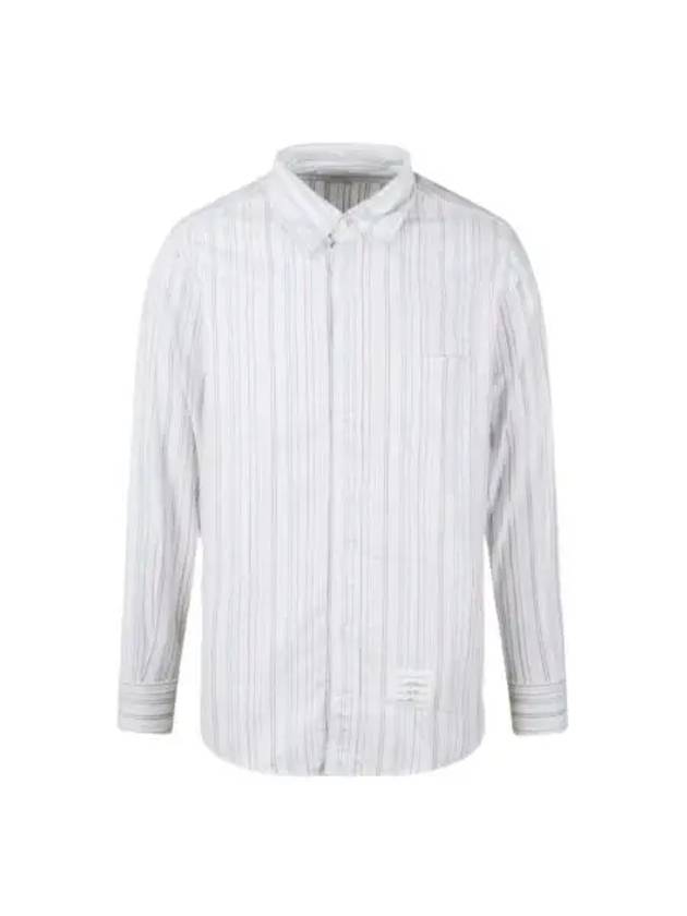 톰브라운 유니버시티 스트라이프 옥스포드 스트레이트 핏 셔츠 멀티컬러 Thom Browne University Stripe Oxford Straight Fit Shirt Multicolor