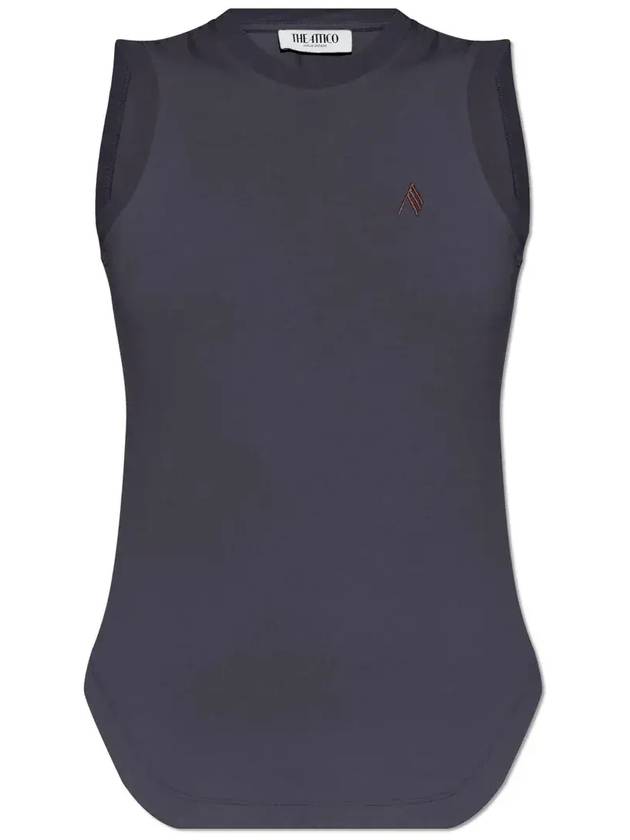 Attico 로고 자수 탱크 탑 250WCN00003JJJ025AA_769