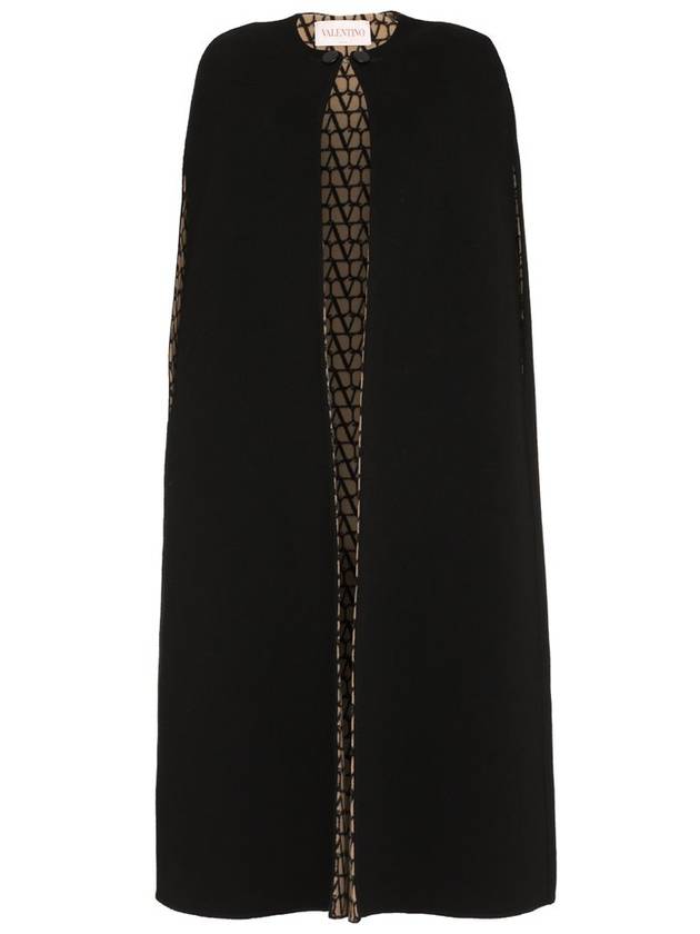 Valentino Toile Iconographe 크루넥 리버서블 케이프