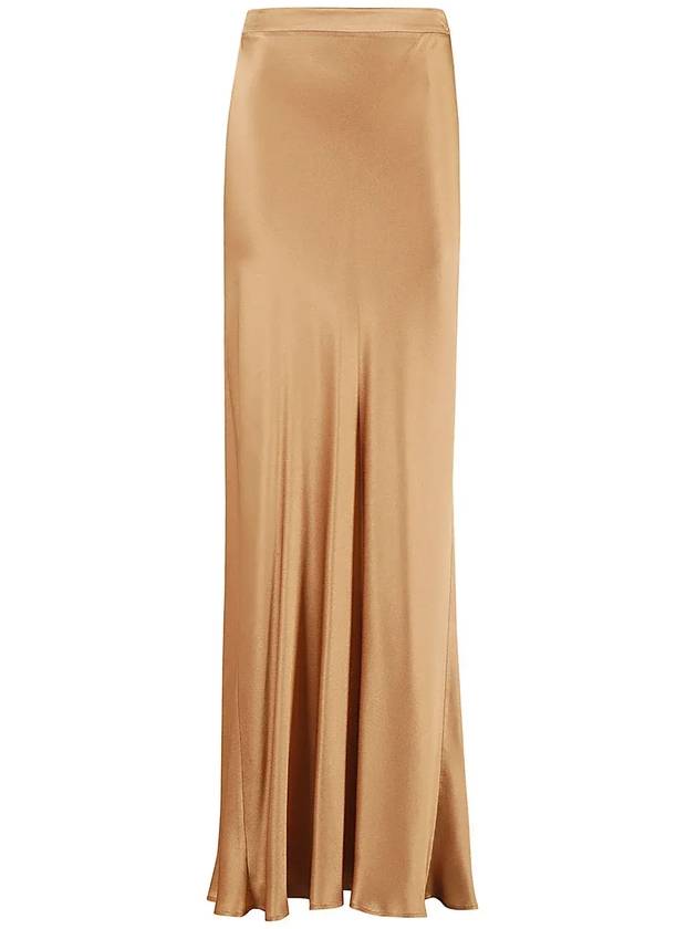 Antonelli 플리츠 디테일 페플럼 헴 맥시 스커트 L9613794_234