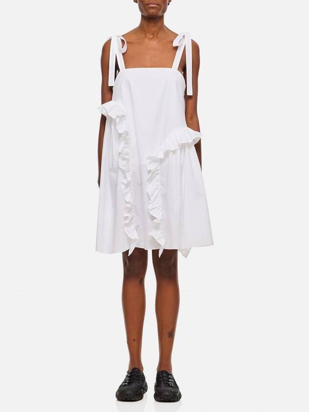 Cecilie Bahnsen Agata Dress Cotton White