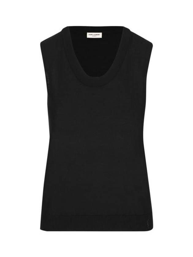 24SS 생로랑 긴팔 티셔츠 774404Y75YW1000 P24 BLACK