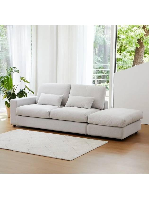 착불 폴로까사 힐링미 프리미엄 워셔블 코모도 패브릭 구스 4인 오픈형 모듈소파