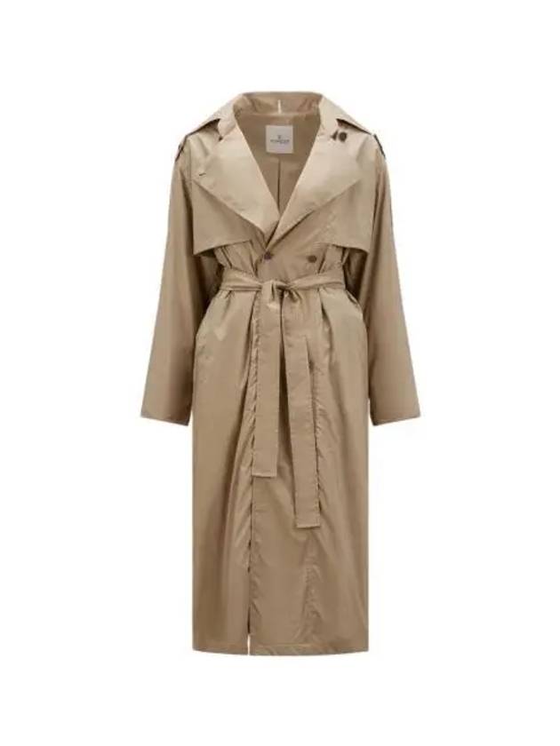 W 몽클레르 데바 트렌치 코트 샌드 베이지 23SS W Moncler Deva Trench Coat Sand Beige 23SS