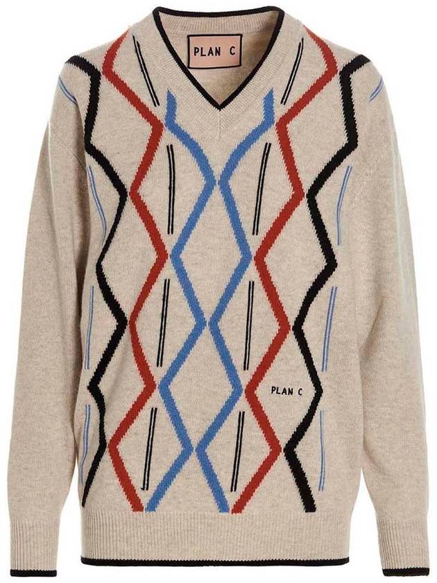 Plan C - Jacquard sweater