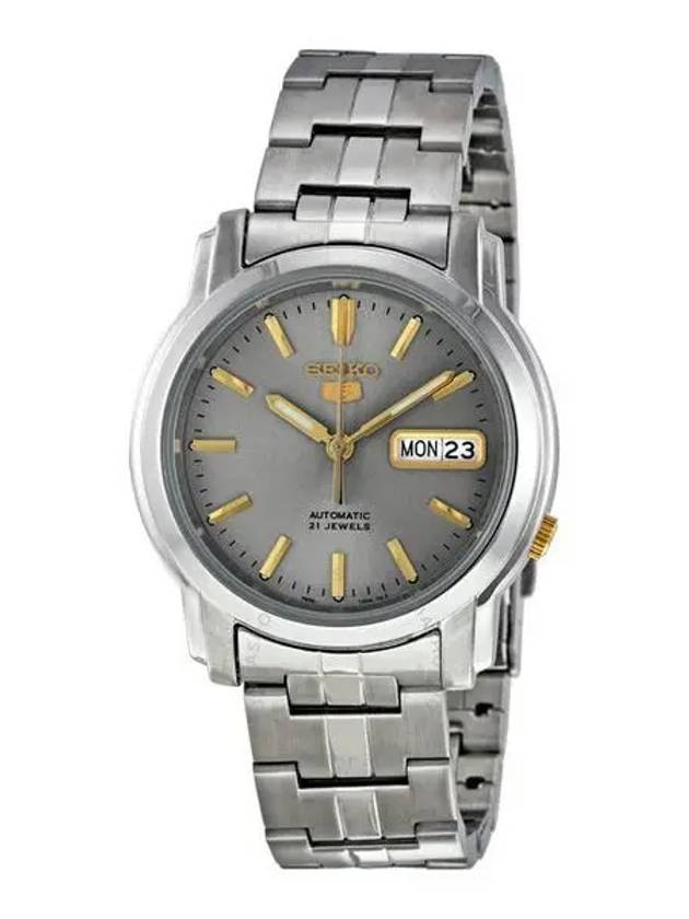 4167987 Seiko 5 Automatic Grey Dial Stainless Steel Mens Watch