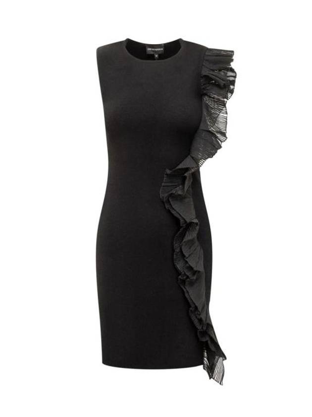 23FW 엠프리오 아르마니 EA7 미디 원피스 6R2AW32M28Z0999 BLACK