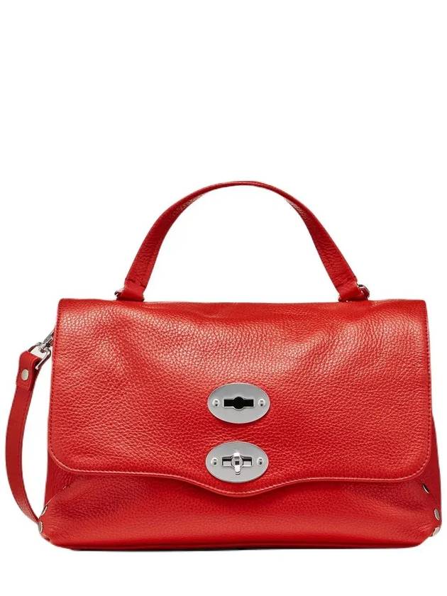 자넬라토 스몰 포스티나 트위스트 락 메신저 백 0680100040000SMALL_Z0985REDVENEZIANO