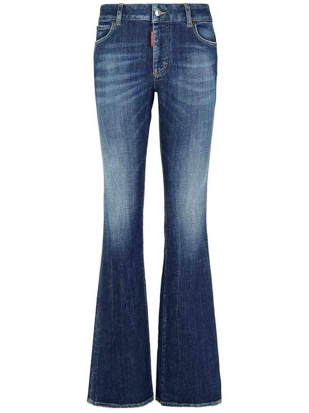 Dsquared2 Flare Navy Denim Jeans