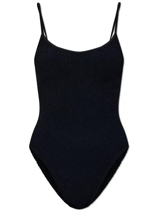 Hunza G 클래식 스쿠프넥 액티브웨어 PAMELASWIM0_BLACKDTM