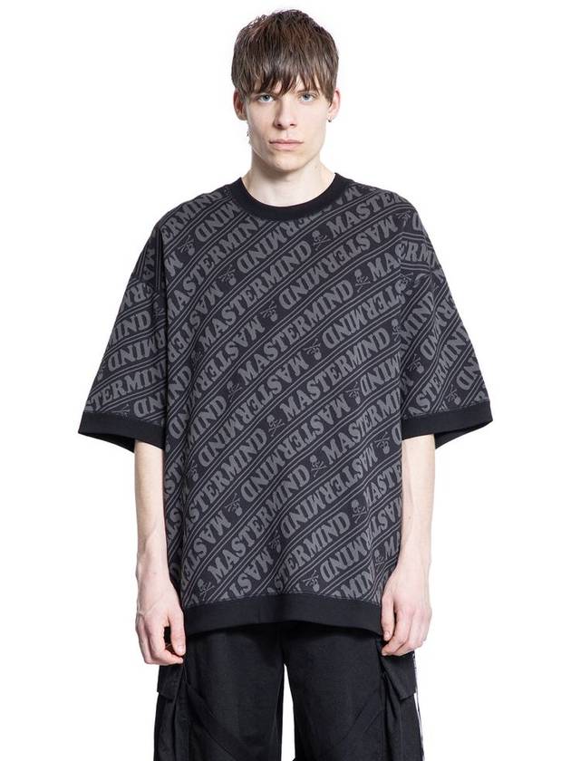 MASTERMIND WORLD MAN BLACK T-SHIRTS & TANK TOPS