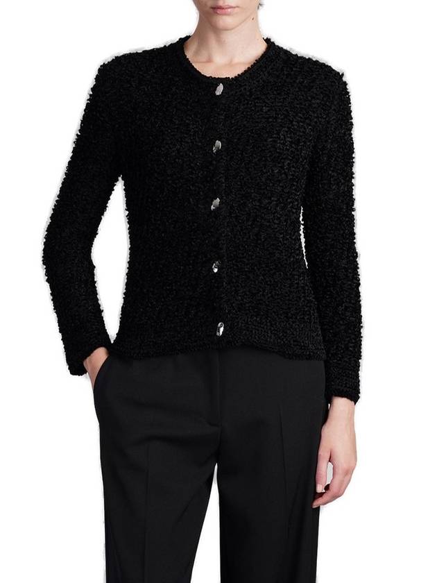 지방시 크루넥 버튼 카디건