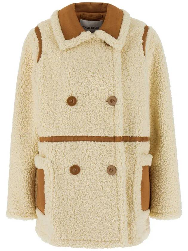 스탠드 스튜디오 긴팔 더블 브레스티드 코트 611869010_96000