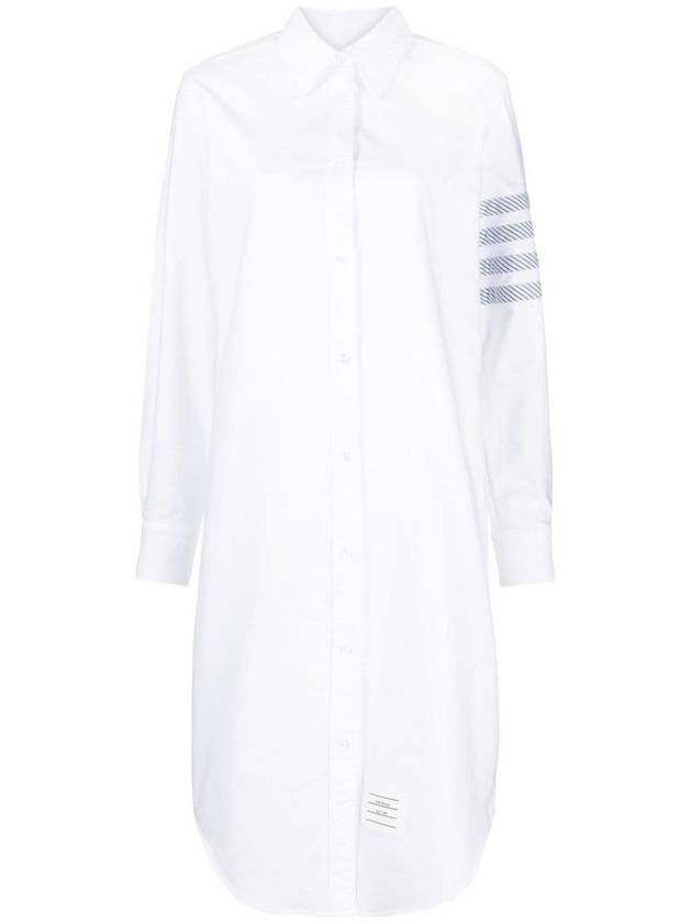 Thom Browne 4-bar cotton shirt dress