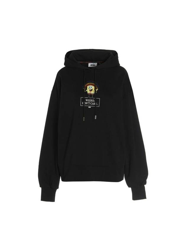 GCDS SS 2023 스웨트셔츠 con cappuccio capsule Spongebob Dont care SB23U10030102