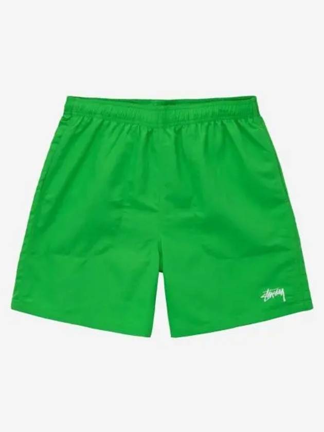 스투시 스탁 워터 쇼츠 클래식 그린 Stussy Stock Water Shorts Classic Green