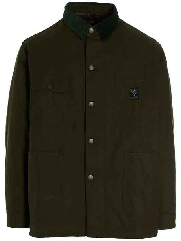 South2 West8 유틸리티 커버올 재킷 LQ709_AGREEN