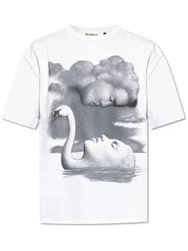 Misbhv The Lady Of The Lake 티셔츠 250M108_WHITE