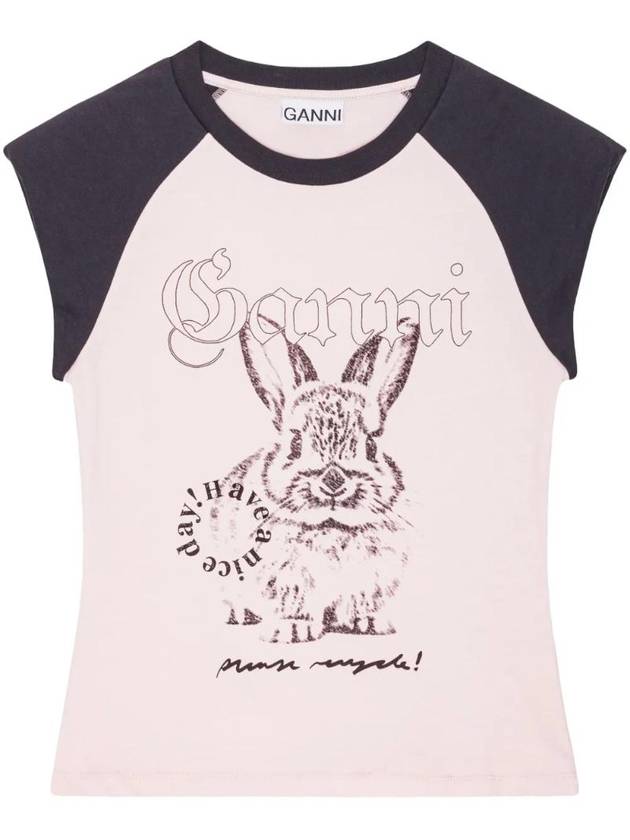 가니 프린트 티셔츠 T4159