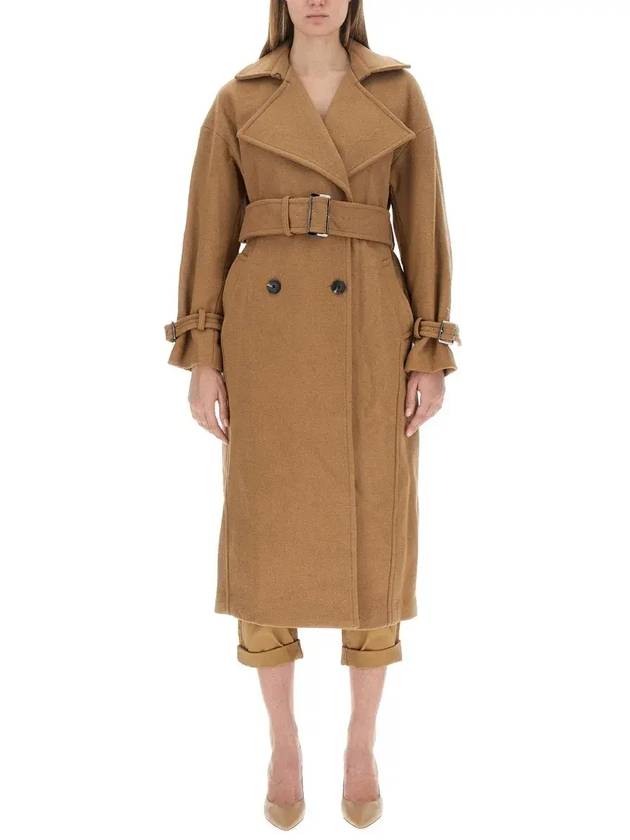 Michael Kors 더블 브레스트 트렌치코트 77C6316M12_232DARKCAMEL