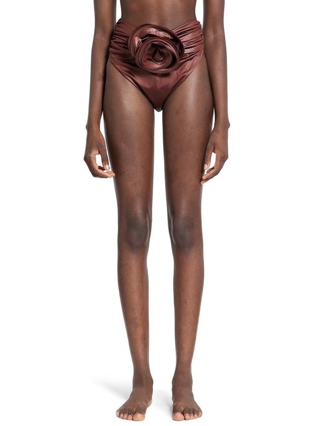 Magda Butrym 클래식 하이웨이스트 플라워 수영복 바텀