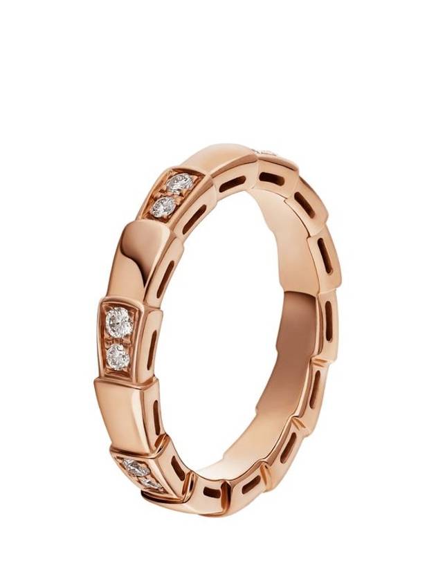 불가리 세르펜티 바이퍼 링 로즈 골드다이아몬드0.21캐럿 353265