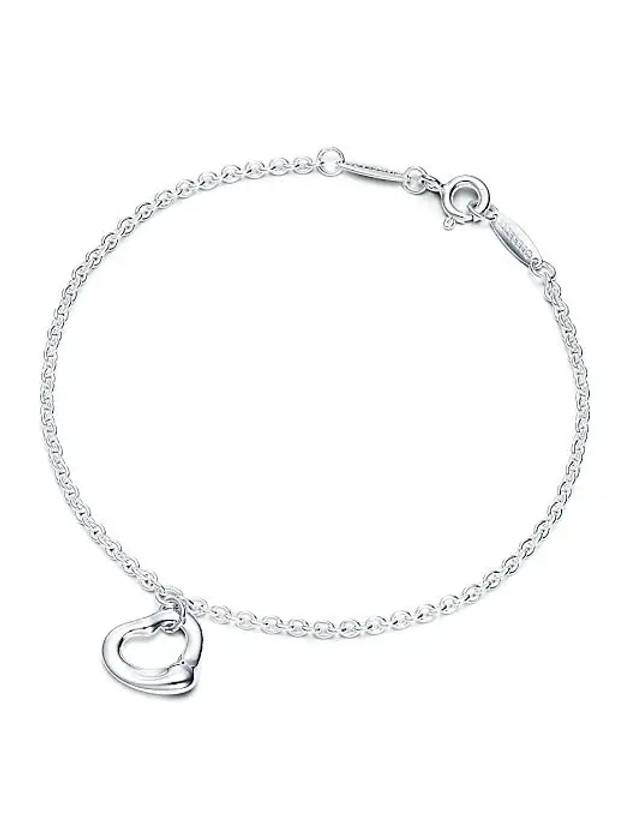 티파니앤코 엘사 퍼레티 오픈 하트 브레이슬릿 실버 11mm 23318768