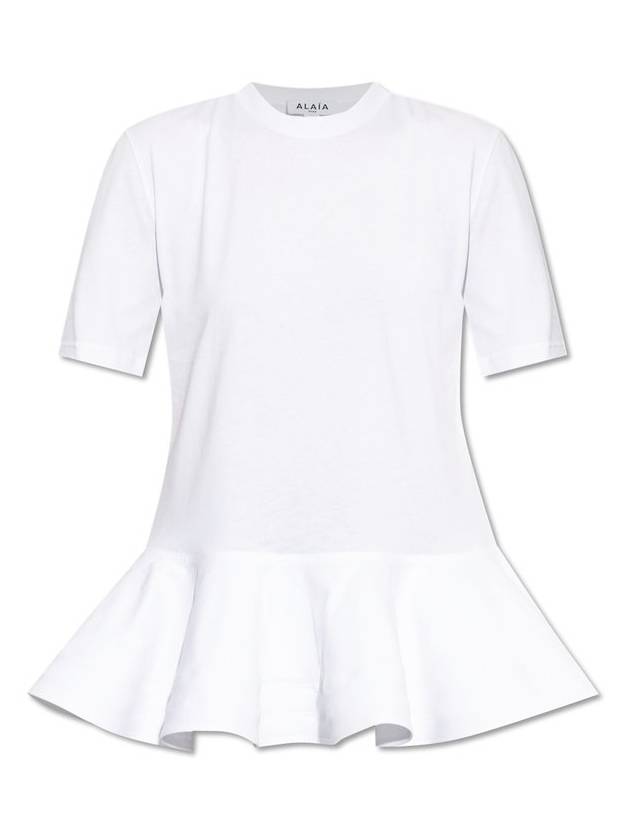 알라이아 페플럼 플레어 티셔츠