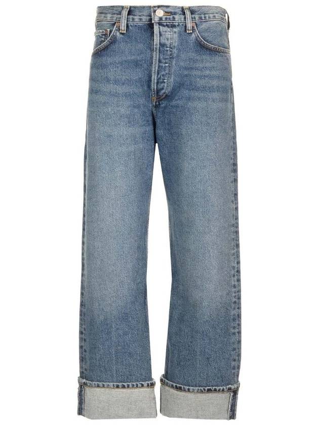 AGOLDE Fran 로우라이즈 스트레이트 레그 진