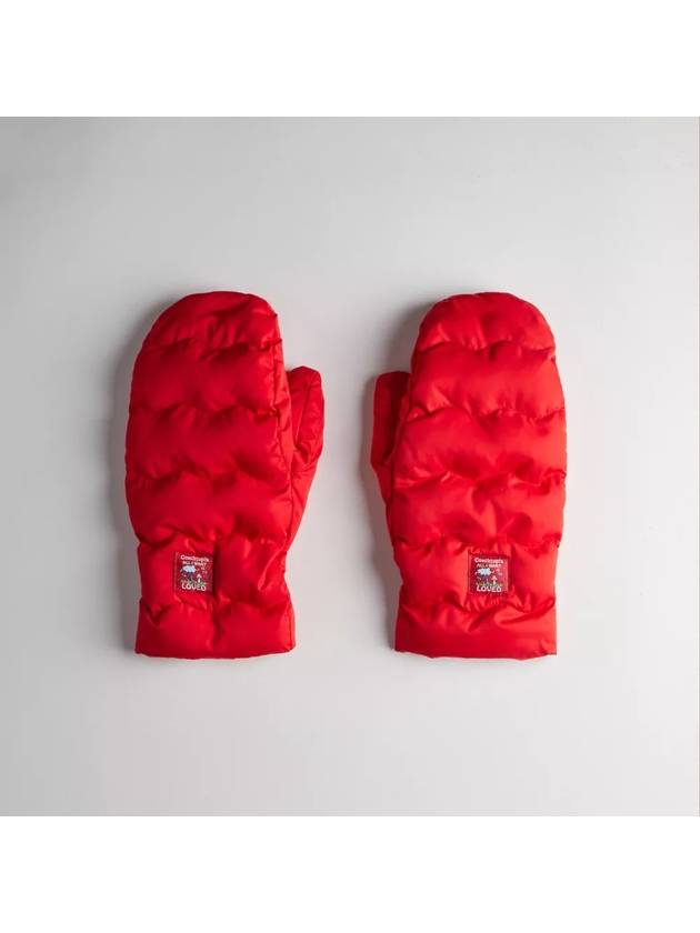 코치 코치토피아 루프 벙어리 장갑 Rosebud Red