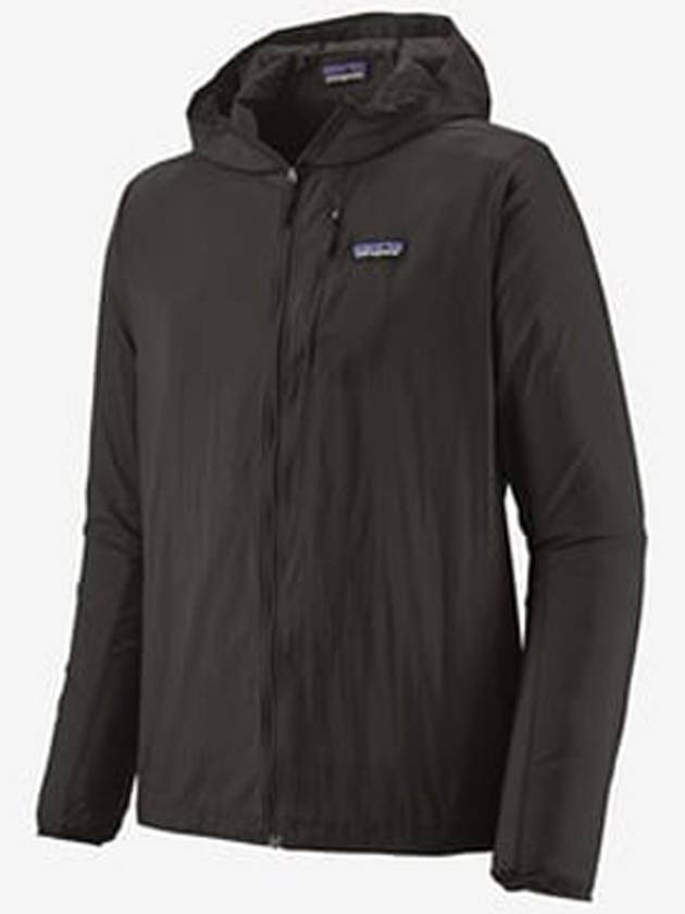 파타고니아 남성 후디니 자켓 등산 캠핑 러닝 후드 집업 바람막이 재킷 Black