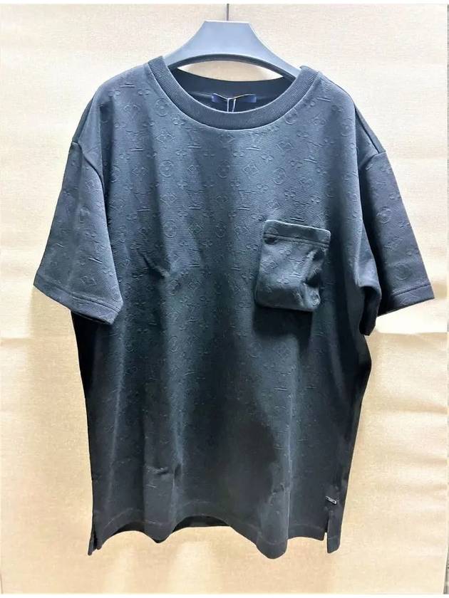 루이비통 모노그램 남자 남성 티셔츠 위드 3D 포켓