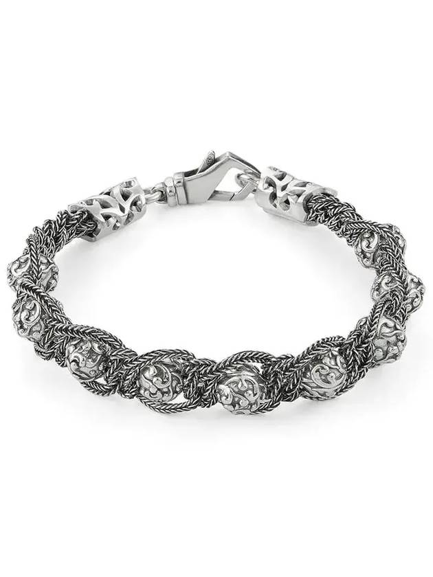 에마누엘레 비코키 아라베스크 비즈 팔찌 BDB5_SILVER