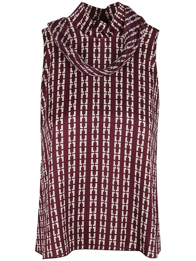 Forte Forte Chaonette Print Ecoviscose Satin Top