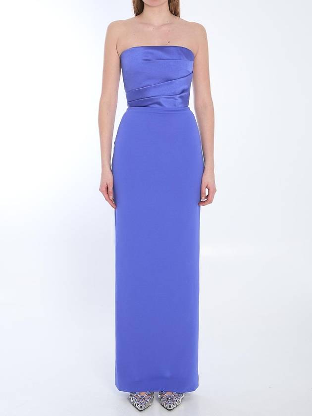 솔레이스 런던 아프라 롱드레스 OS39029BLUE