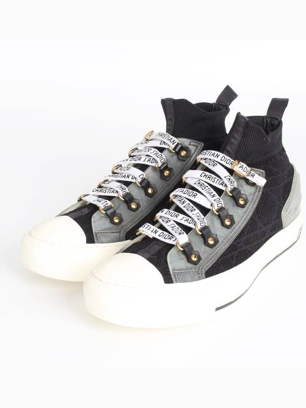 디올 워크앤디올 스니커즈 까나쥬 테크니컬 메쉬 블랙 37 240