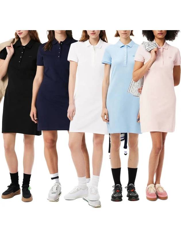 라코스테 원피스 클래식 피케 폴로 드레스 5컬러