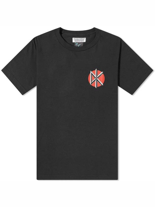 NB15 와코마리아 남성 티셔츠 Wacko Maria Dead Kennedys Crew Neck T Shirt DEADKENNEDYS WM TEE01 BLK