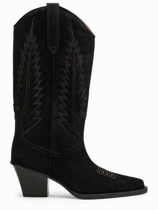 Texan Rosario Ecru Leather Boot