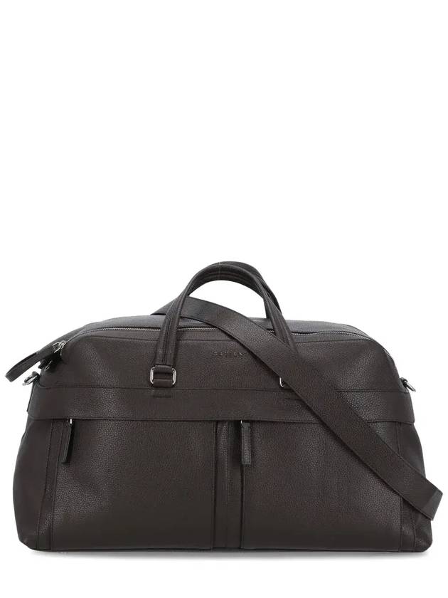 Orciani 로고 레터링 지퍼 더플백 P00723MIC_EBANO