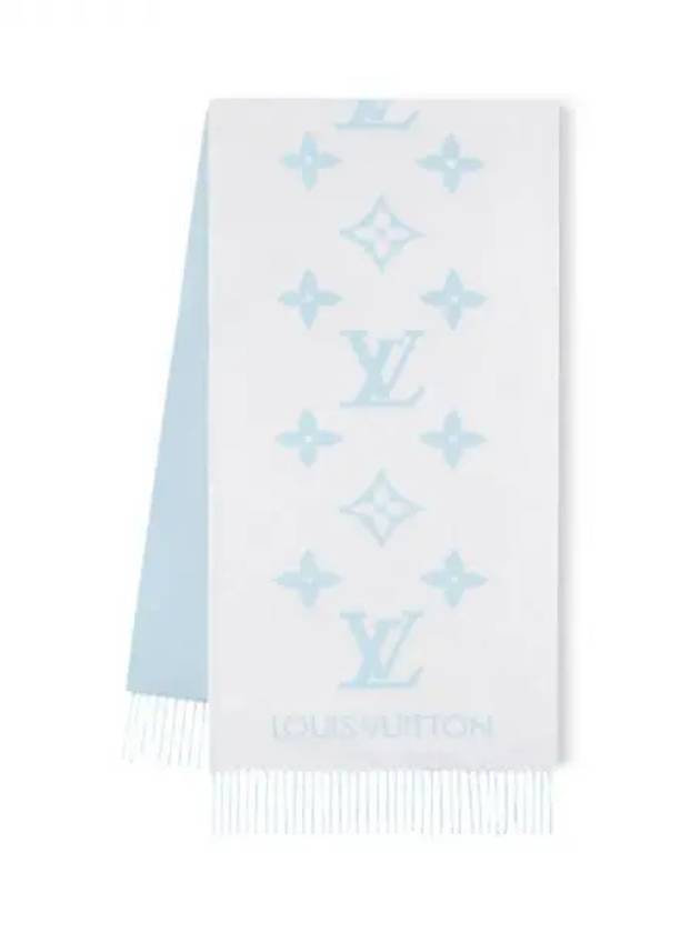 루이비통 레이캬비크 스카프 블루