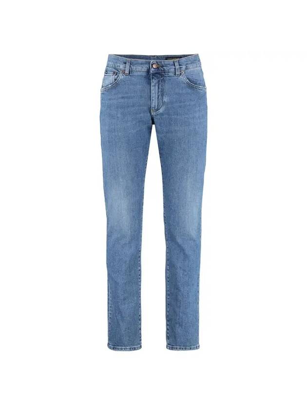 돌체앤가바나 여성 슬림 핏 팬츠 블루