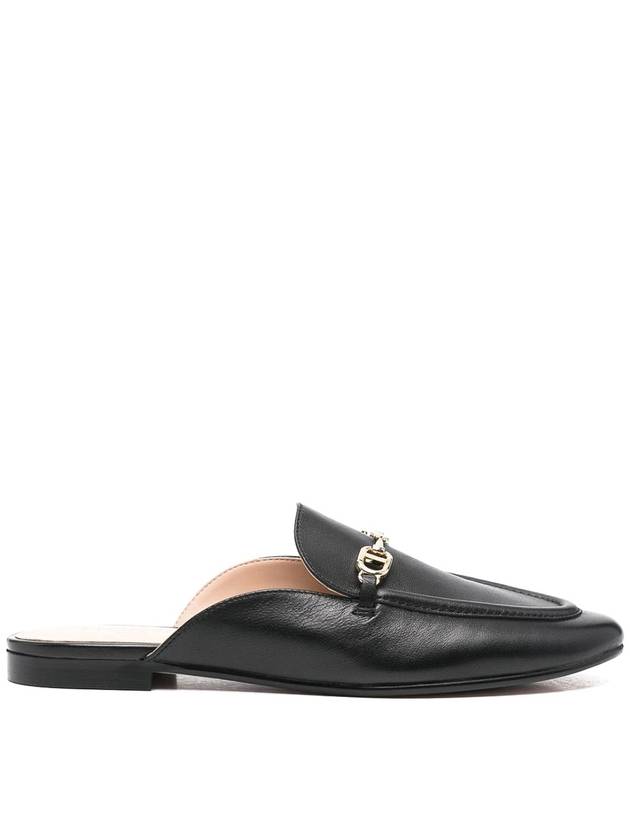 Twinset Oval T Leather Slippers