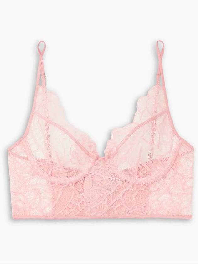 NB07 몽파르나스키키 여성 속옷 Coquette lace underwired soft cup balconette bra