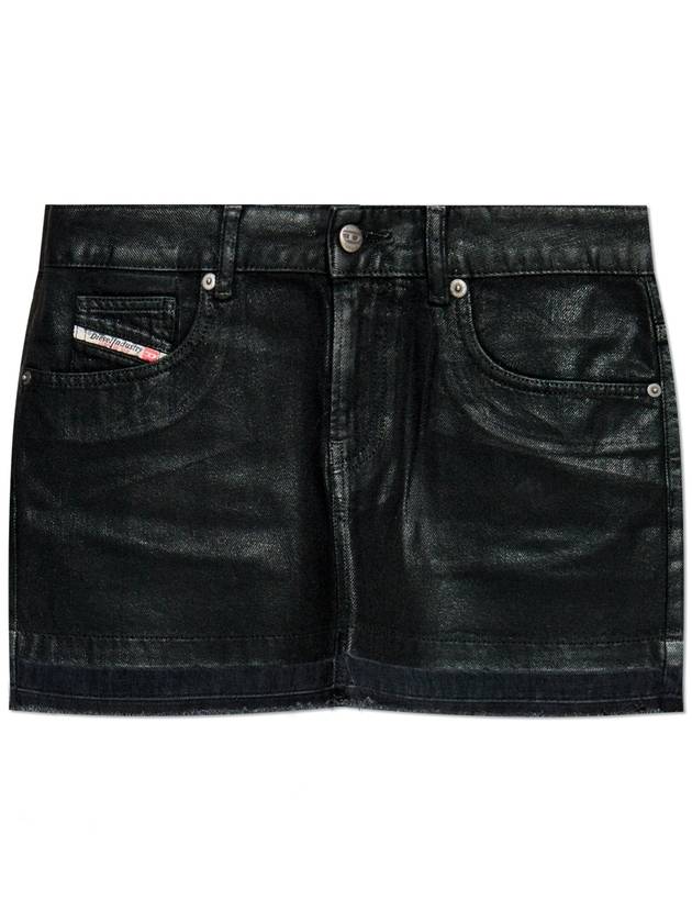 Diesel Denim Skirt DE-RON  Women's  Black