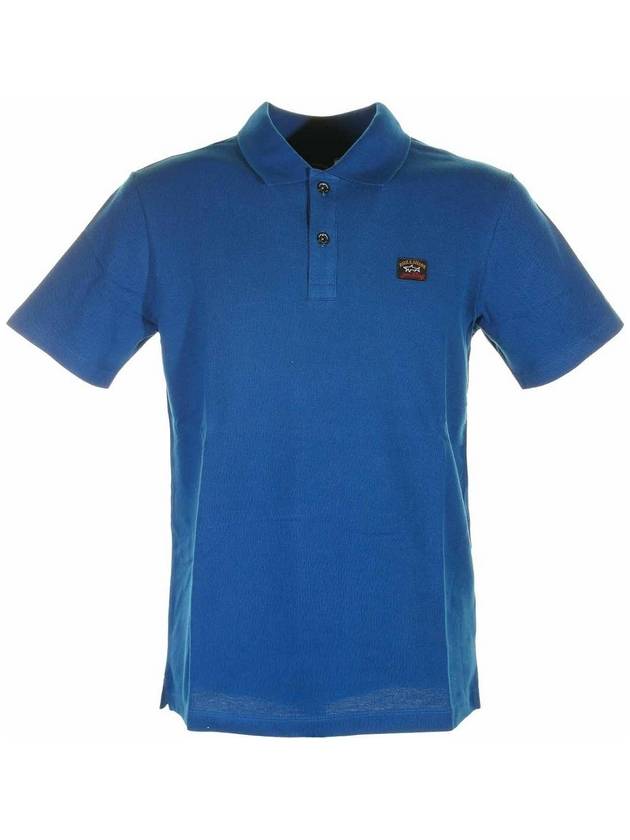 Paul & Shark Paul & Shark Blue Short Sleeve Polo Shirt