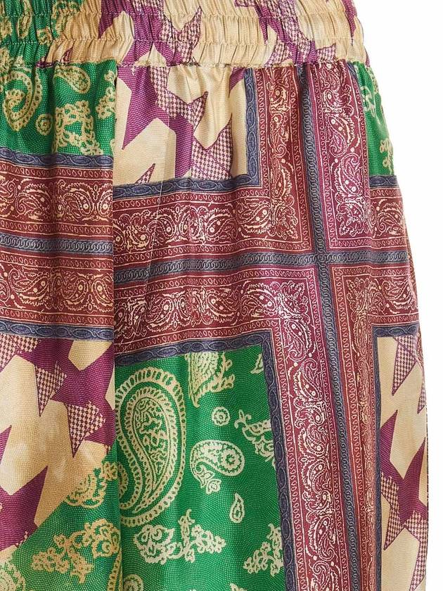 에이리스 페이즐리 프린트 와이드 레그 팬츠 Aries Paisley Print Wide Leg Pants